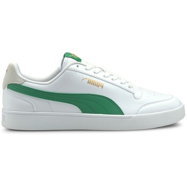 Adidasi Barbati Puma Shuffle White-Green-Ivory Glow-Gold 309668 13 Marimea 46